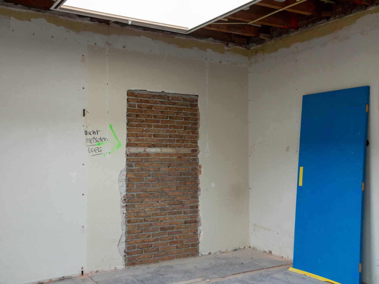 Boerhof Lucrato Apeldoorn tijdens verbouwing